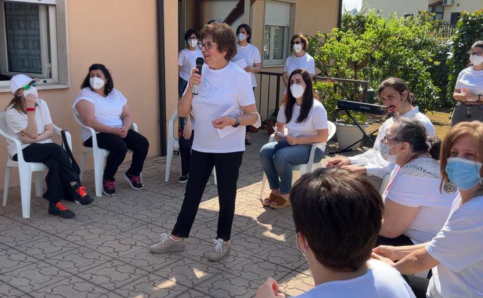 intervento sarina associazione Con Paola