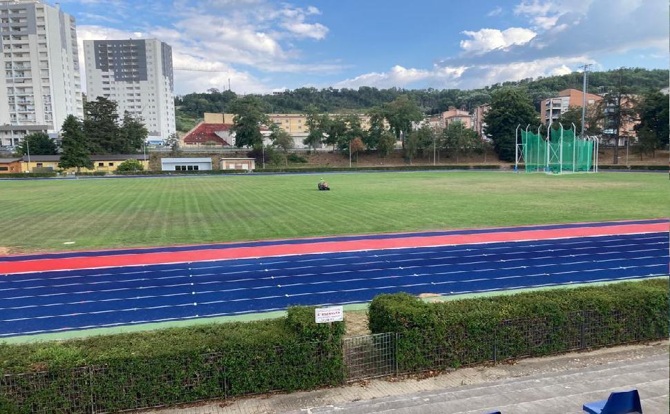 la pista di atletica del Campo scuola1