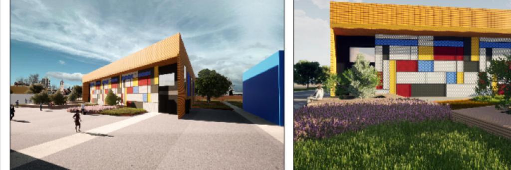 rendering progetto palasport 3