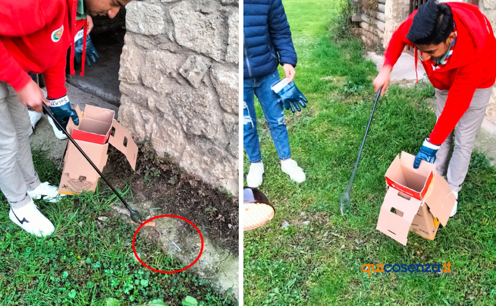 siringhe parco robinson pulizia rende 02