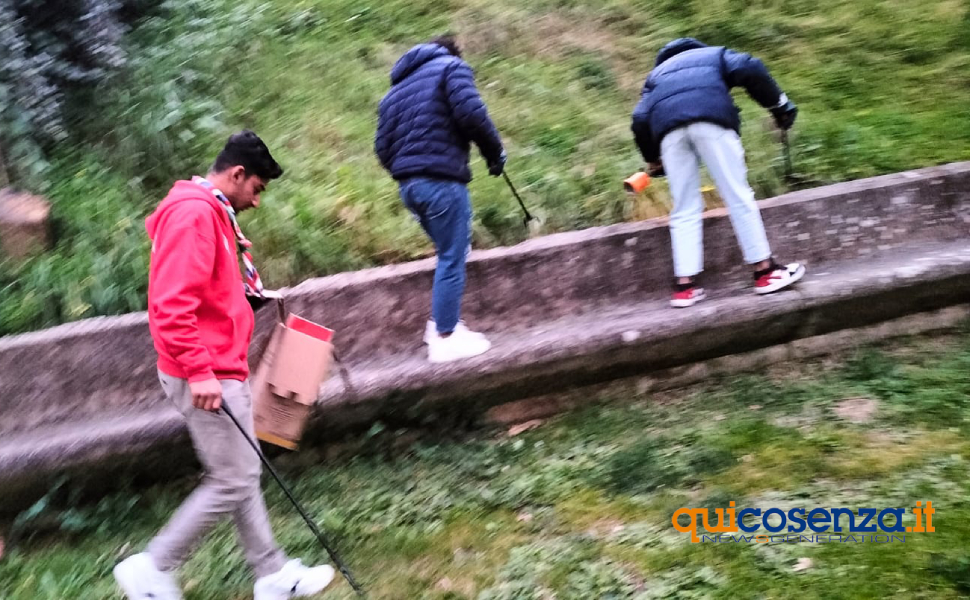 siringhe parco robinson pulizia rende 03