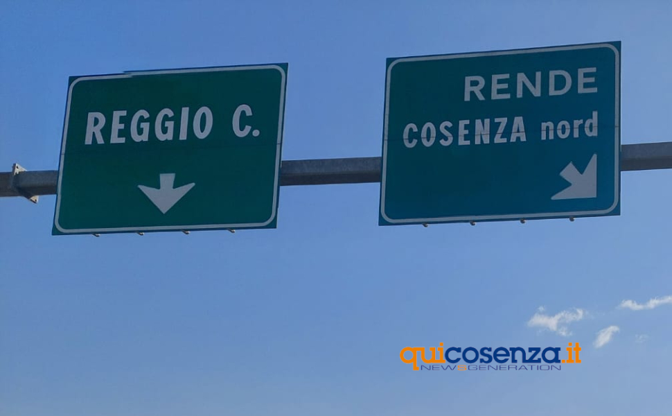 svincolo a2 cosenza nord rende dir sud 02