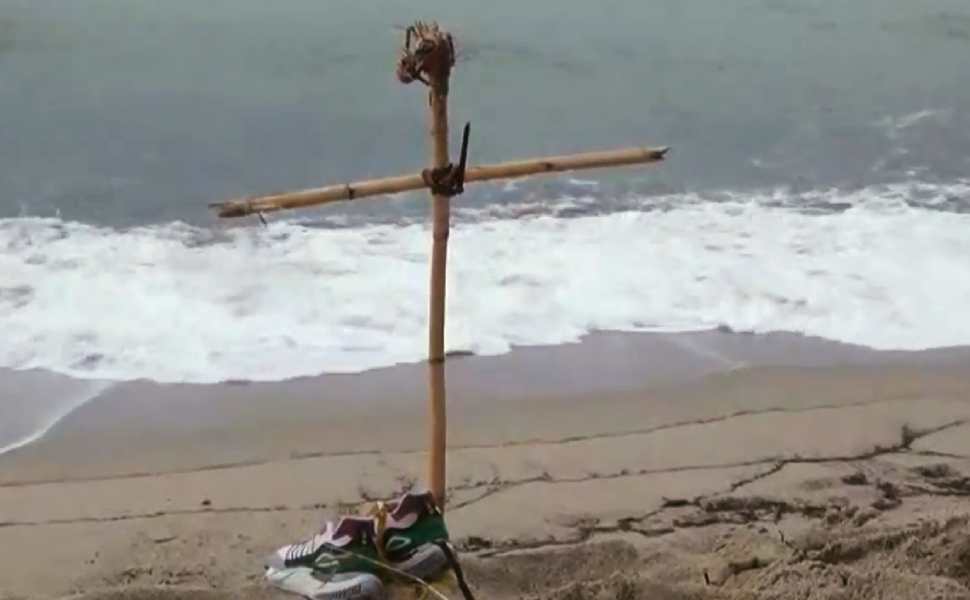 Luogo naufragio Cutro Croce