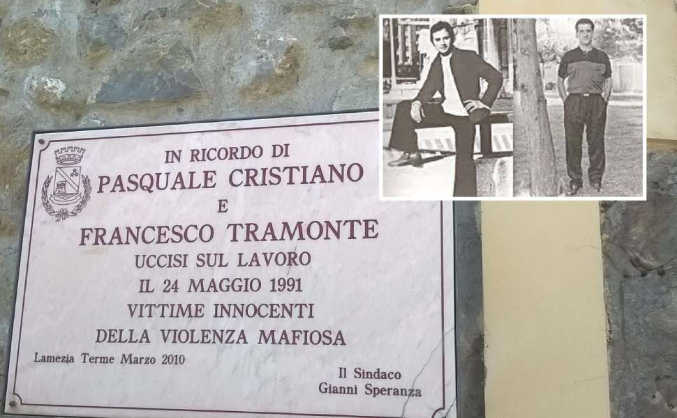 Pasquale Cristiano e Francesco Tramonte netturbini uccisi lamezia 91