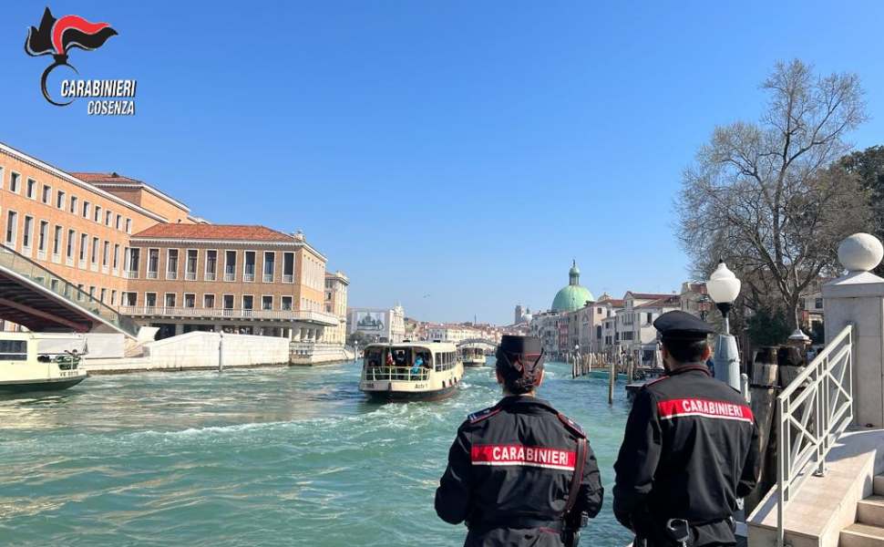 carabinieri cosenza a venezia