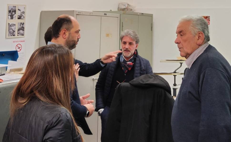 cleto sindaco sopralluogo ufficio postale 01