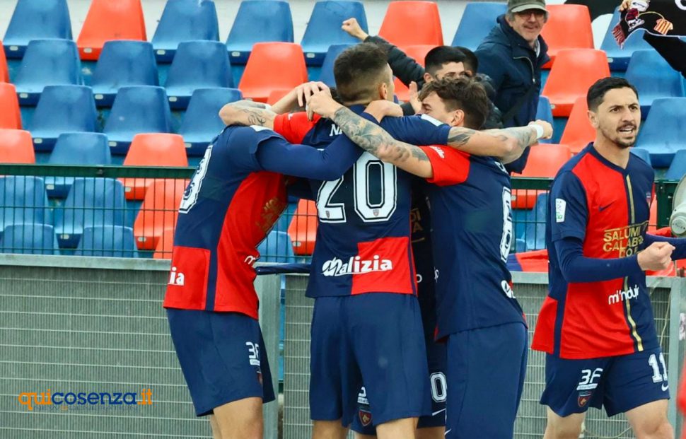 Cosenza Cittadella esultanza