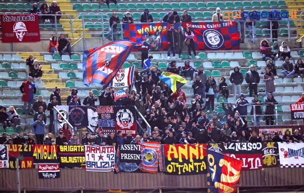 Palermo Cosenza. Tifosi del Cosenza