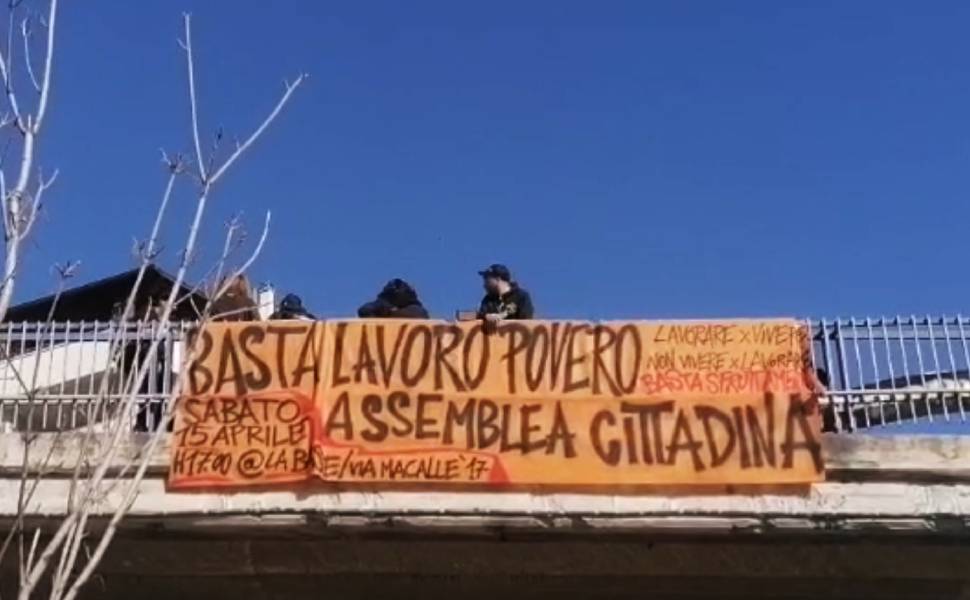 Reddito cittadinanza assemblea la Base Cosenza 01