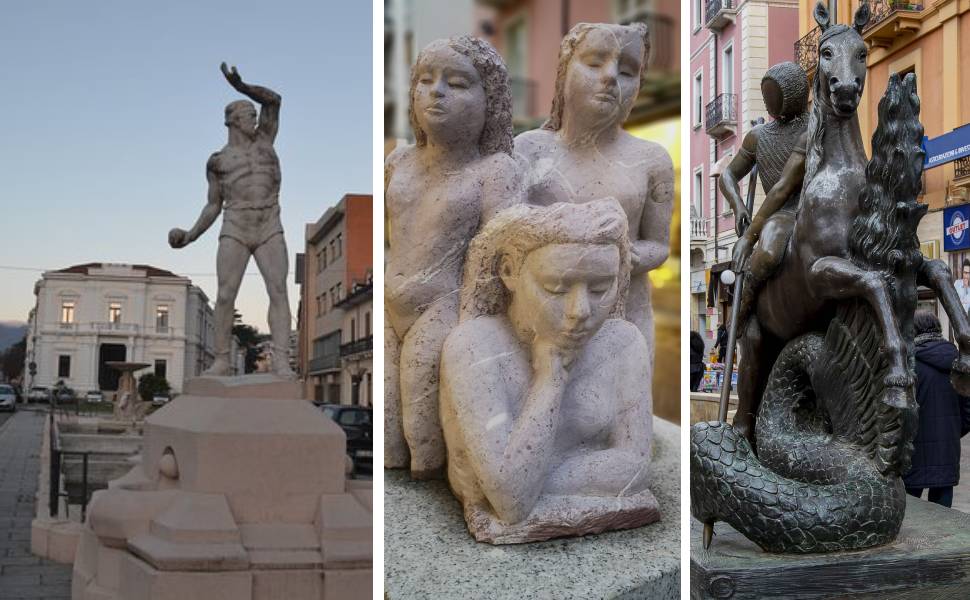 Cosenza: confronto in Commissione urbanistica su opere d'arte danneggiate 51 fontana balilla - tre sorelle - tigre drago