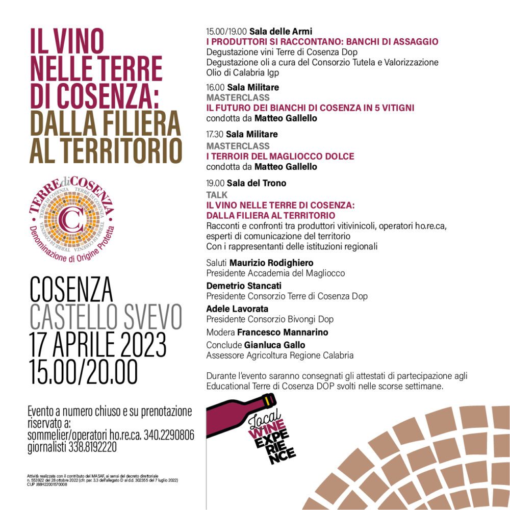 locandina Terre di Cosenza