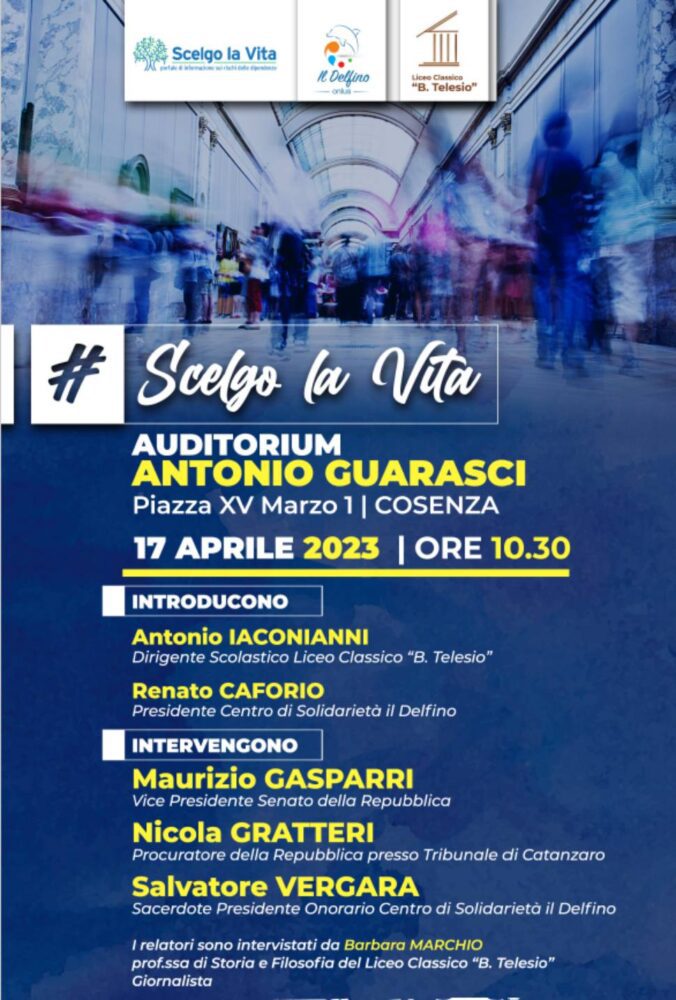locandina scelgo la vita telesio e delfino