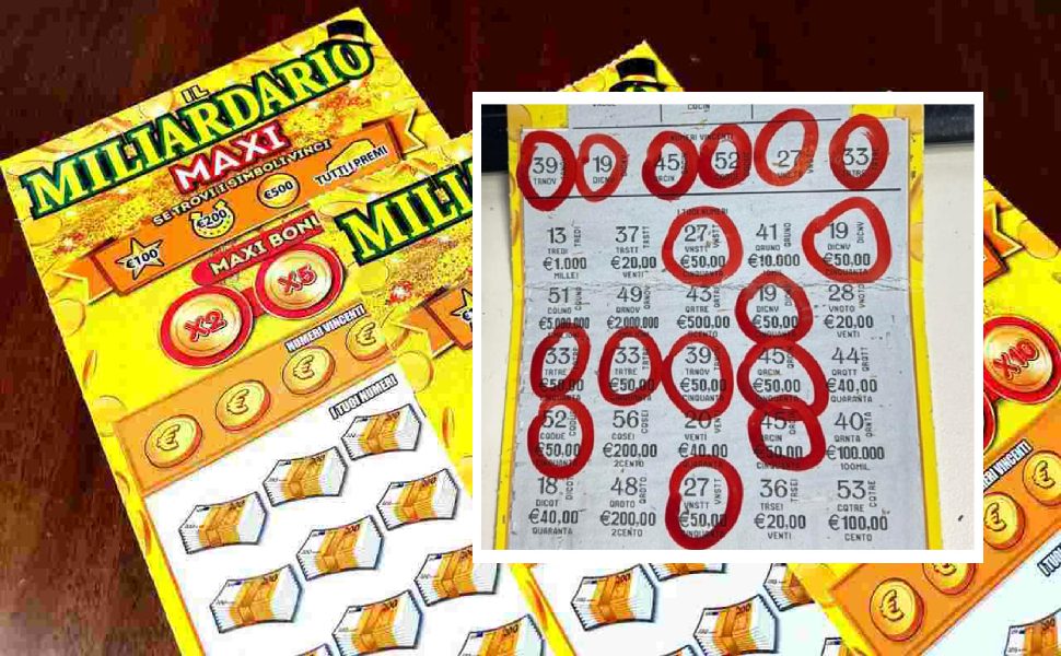 L'originale Gratta e Vinci a Montalto: trova tutti i 6 numeri del ‘Miliardario Maxi’ 51 miliardario maxi 1