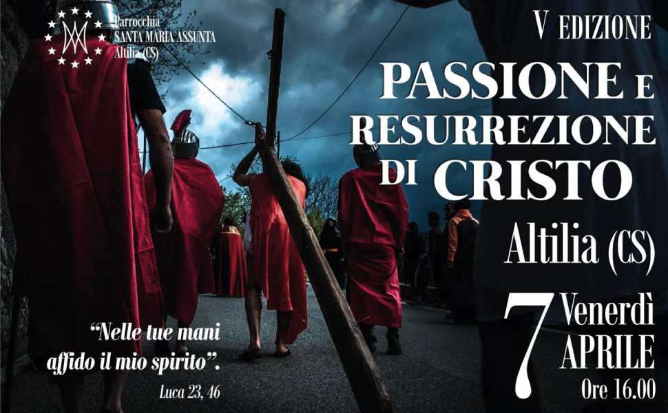 passione cristo altilia rappresentazione