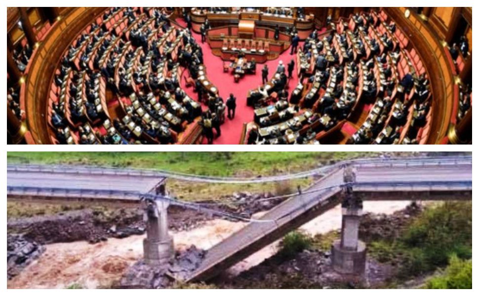 Camera crollo viadotto