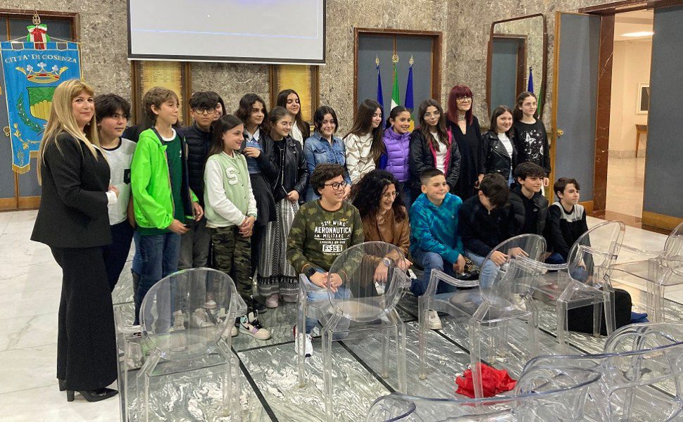 Cosenza - allievi della scuola De Coubertin
