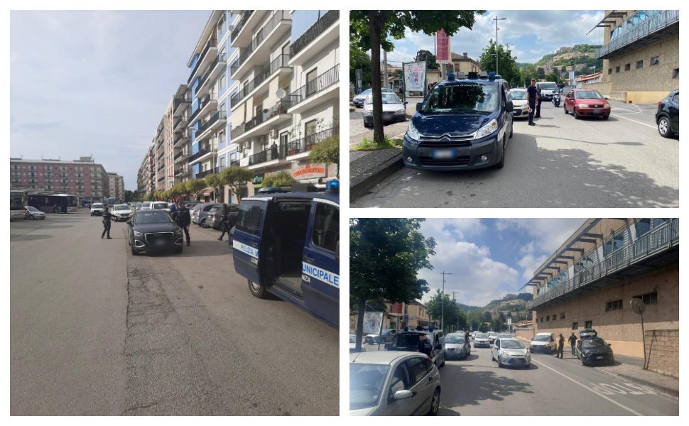 Cosenza controlli polizia locale