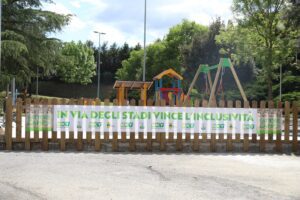Cosenza, vince l'inclusività: inaugurato parco polivalente in Via degli Stadi 59 FattoreCampoCosenza2