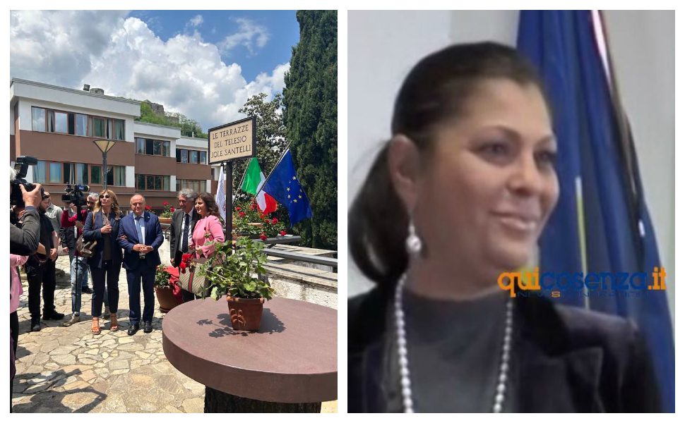 Jole Santelli terrazzo liceo Telesio