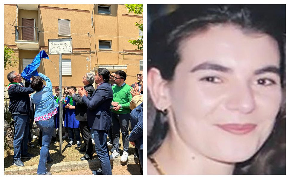 Lea Garofalo parco giochi Cassano