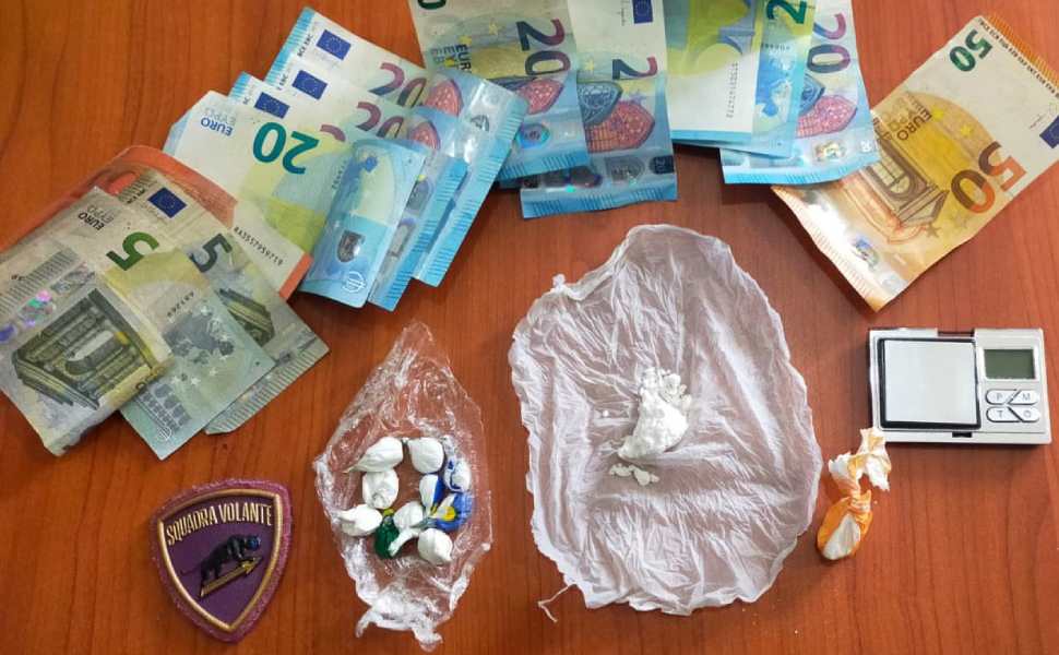 cocaina questura cosenza
