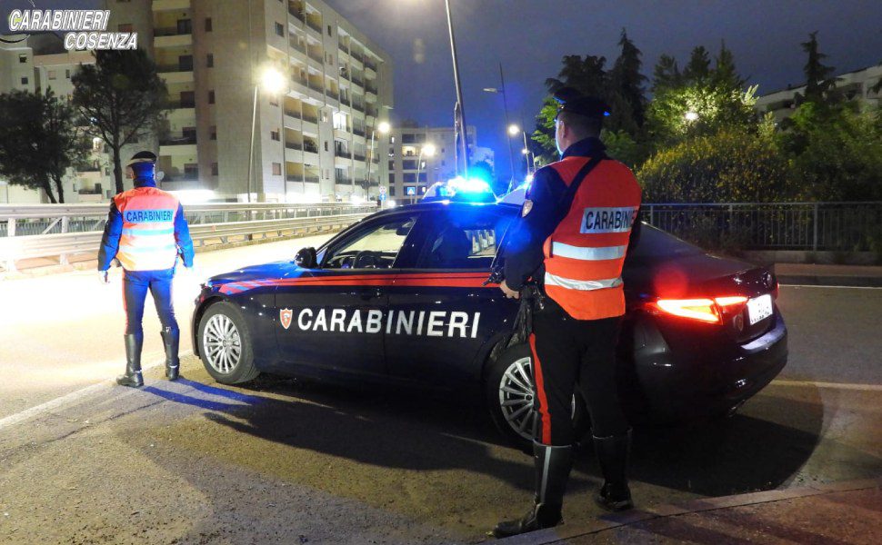 controlli carabinieri rende cosenza