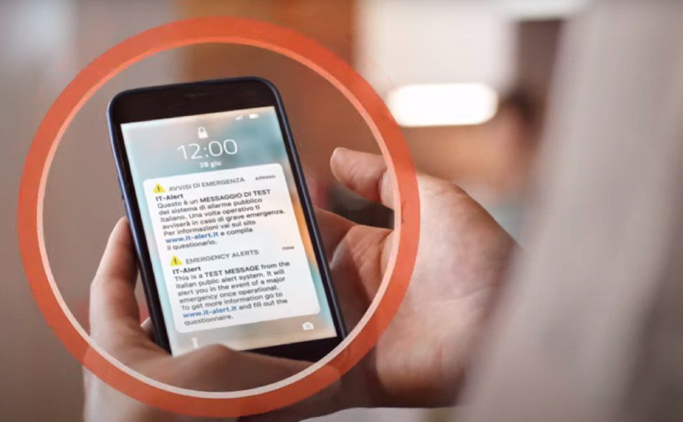 It Alert test messaggio