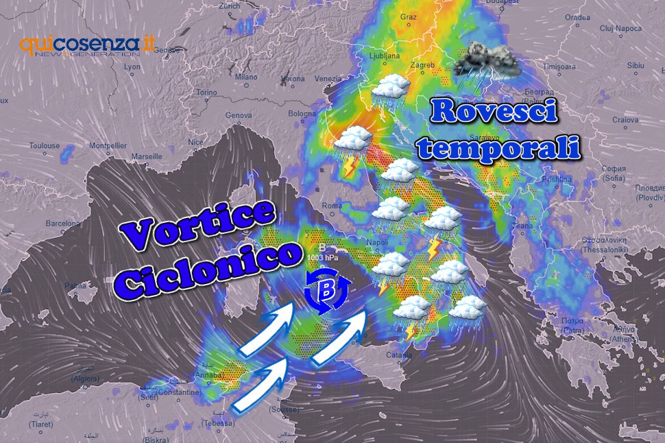 Estate 2023: vortice ciclonico