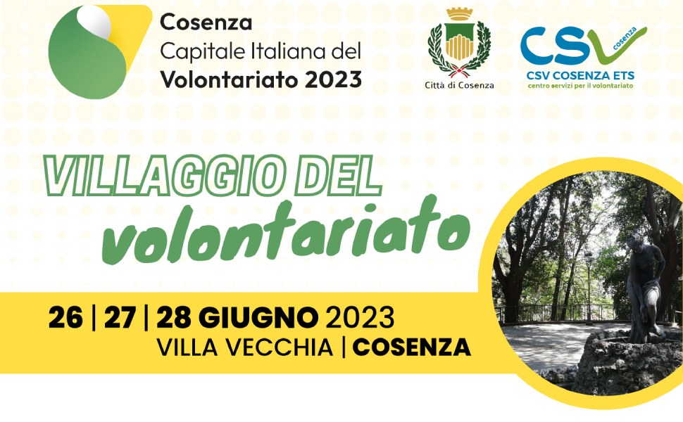 Alla villa Vecchia di Cosenza il villaggio del Volontariato 53 Villaggio del volontariato villa vecchia cosenza