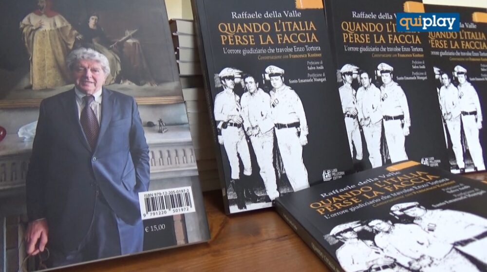 Della Valle a Cosenza: «Tortora fu arrestato in carenza assoluta di indizi e di sospetti» 1 foto libro 2023 06 20 092840 scaled