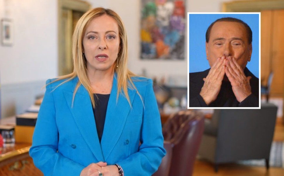 giorgia meloni - berlusconi
