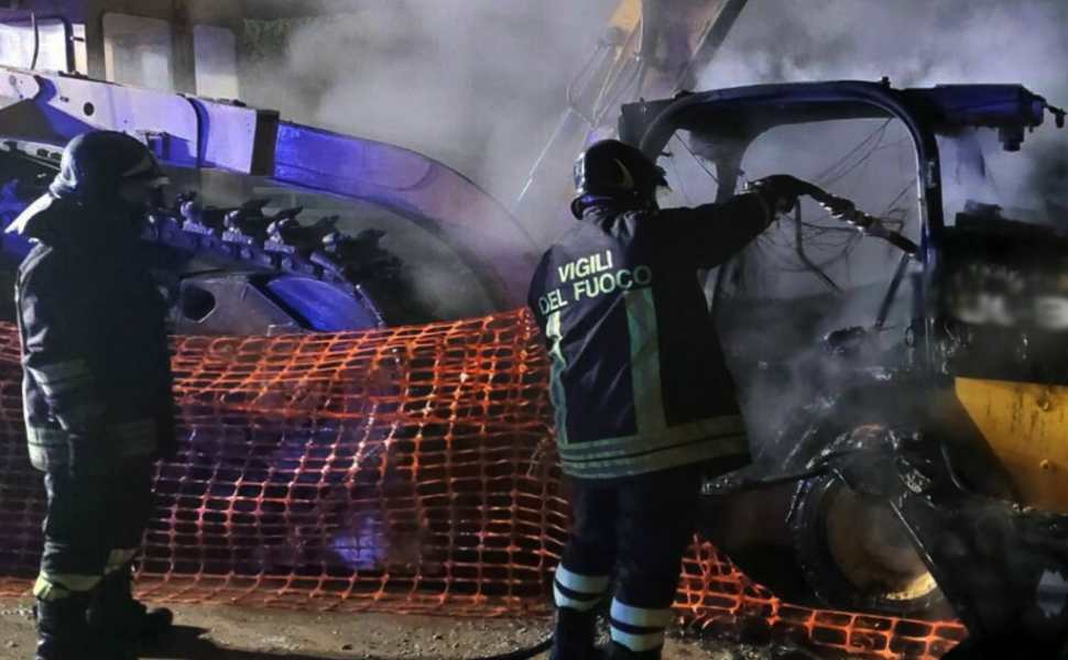 incendio mezzi meccanici generico