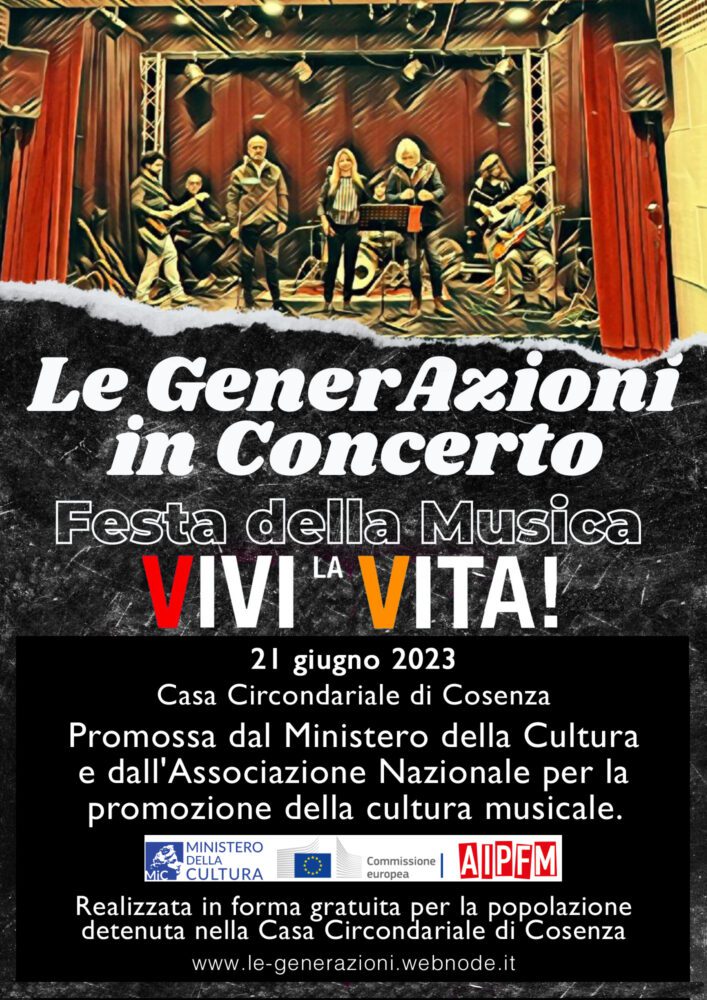 locandina Festa della Musica 2023 - Le GenerAzioni