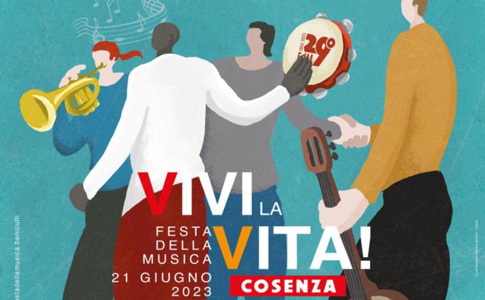 locandina festa della musica cosenza