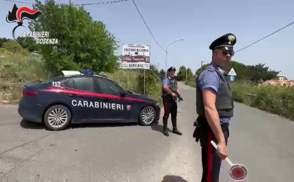 operazione sibaritide carab cosenza cassano ionio