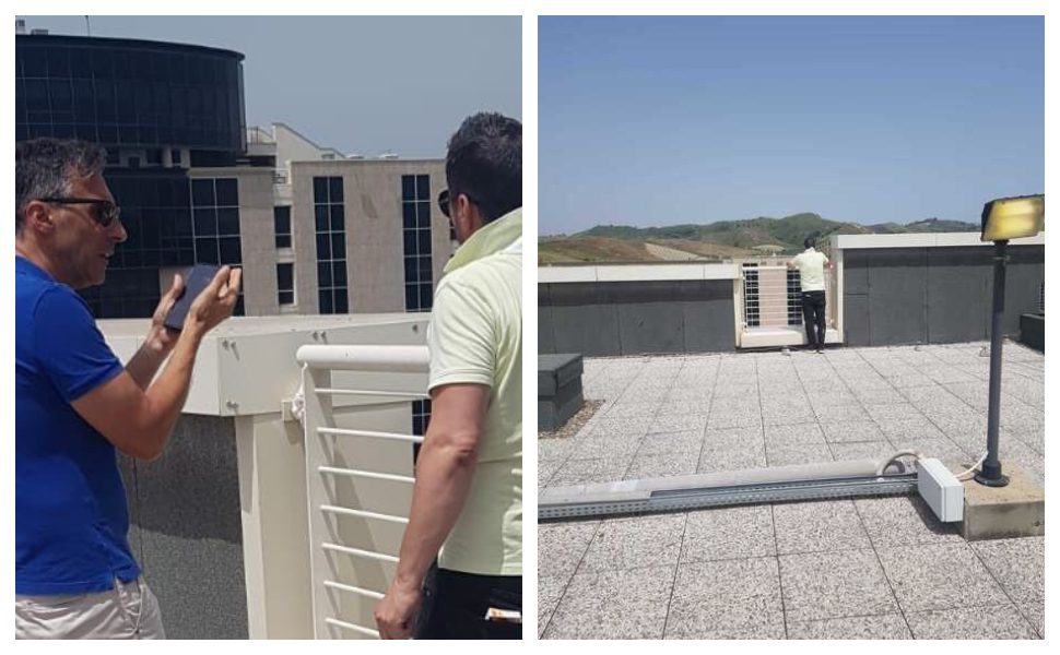 Protesta dei tirocinanti sul tetto della Regione: «vogliamo parlare con Occhiuto» 2 protesta tirocinanti sul tetto della Regione Calabria