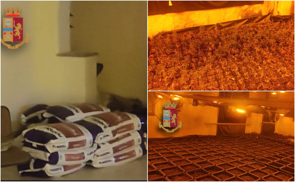 Blitz Capannone Droga