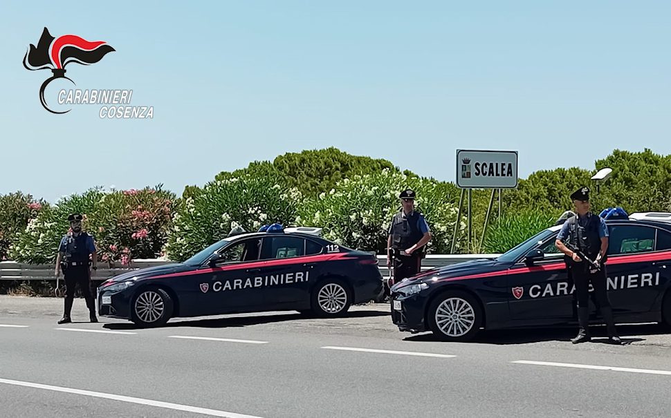 Carabinieri Cosenza Scalea Tirreno cosentino