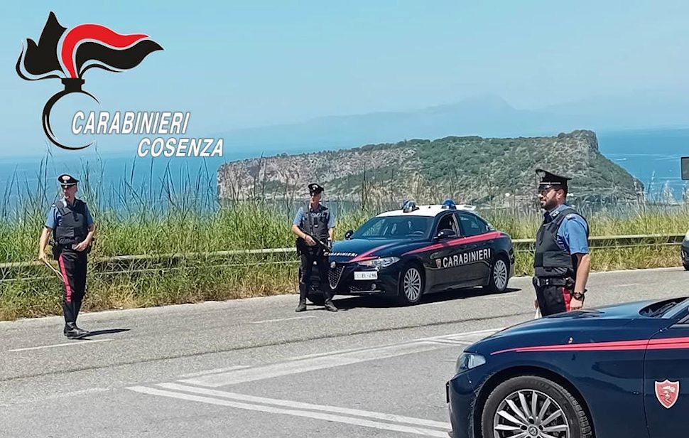 Carabinieri Cosenza Alto tirreno cosentino