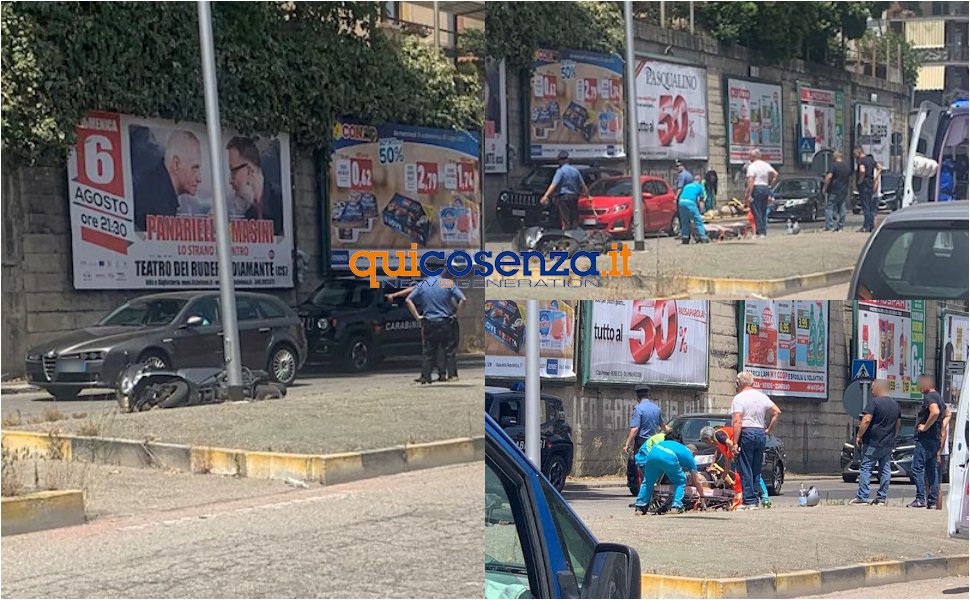 Cosenza Incidente scooterone