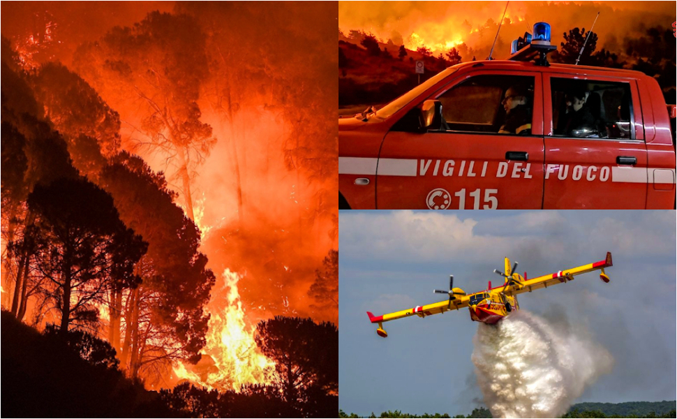 Incendi Calabria