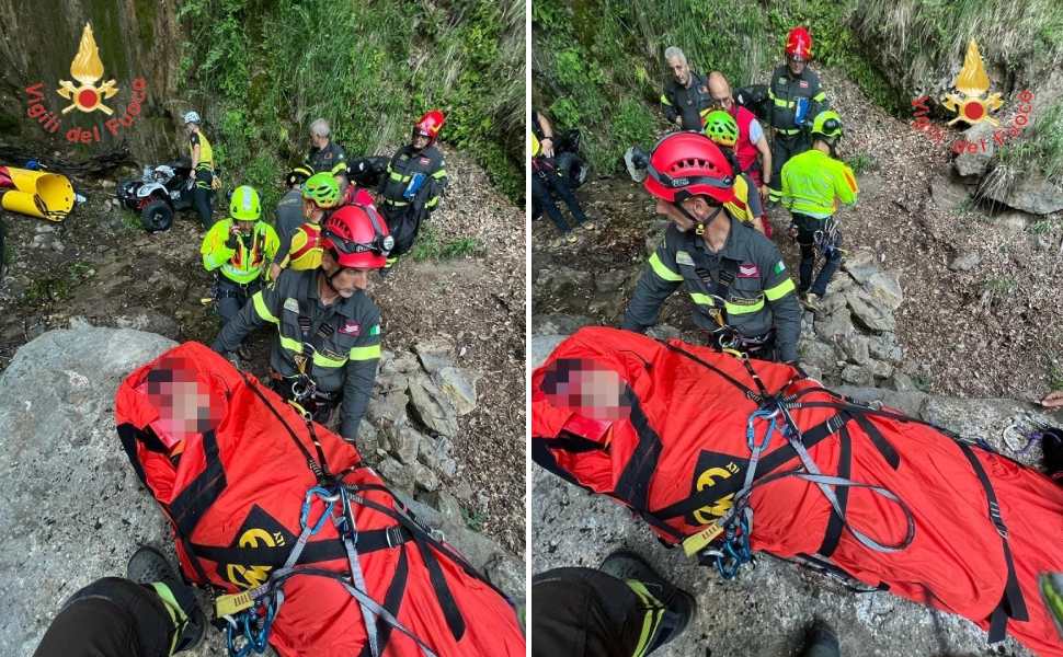Salvataggio Longobucco Vigili del fuoco 02