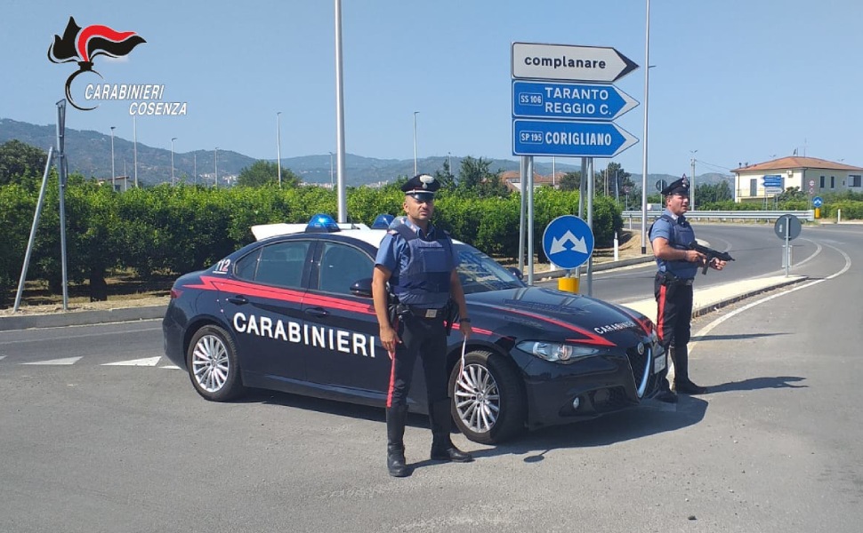 carabinieri cosenza corigliano