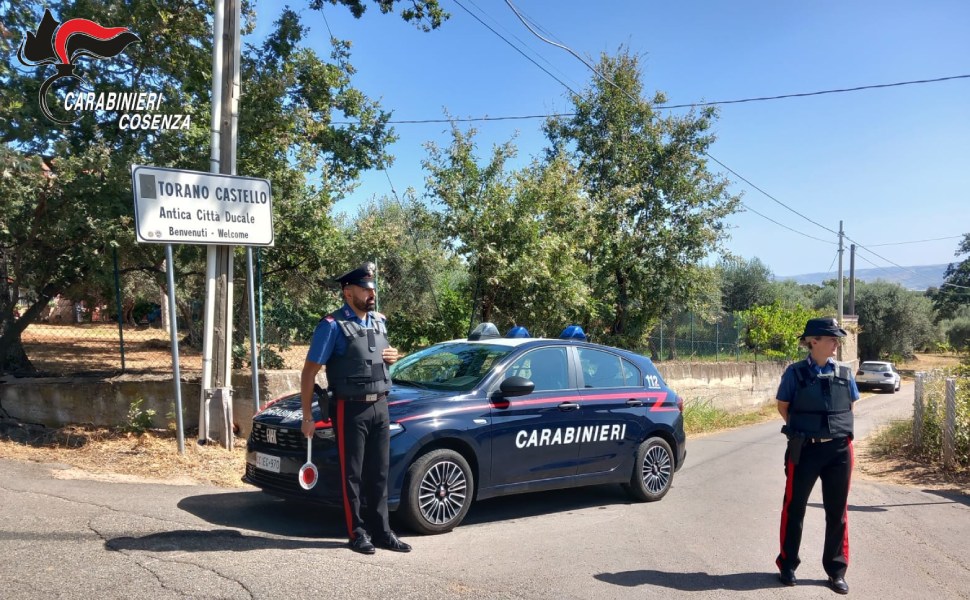 carabinieri torano castello