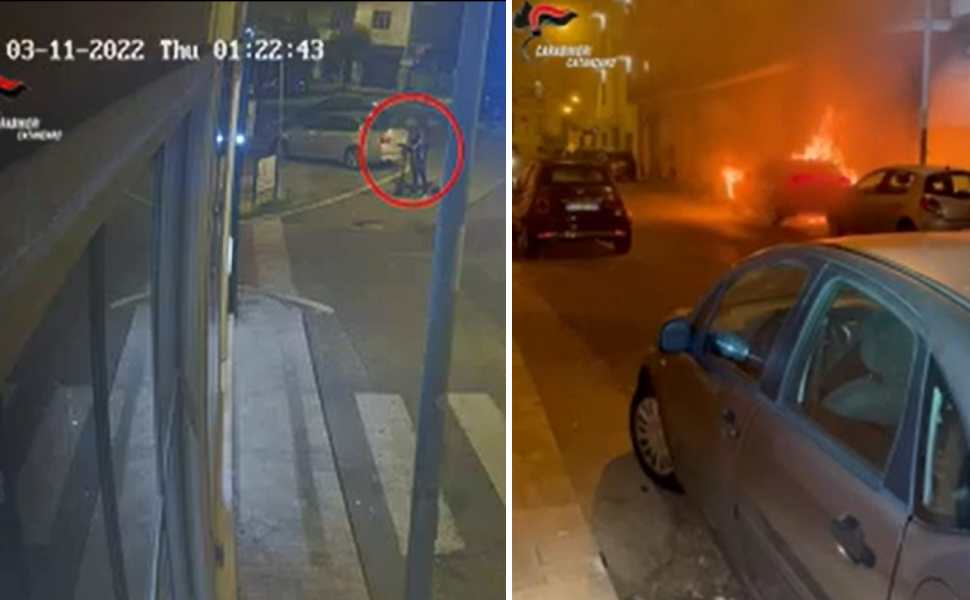 incendio auto lamezia monopattino