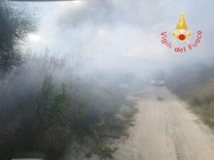 incendio motta san giovanni