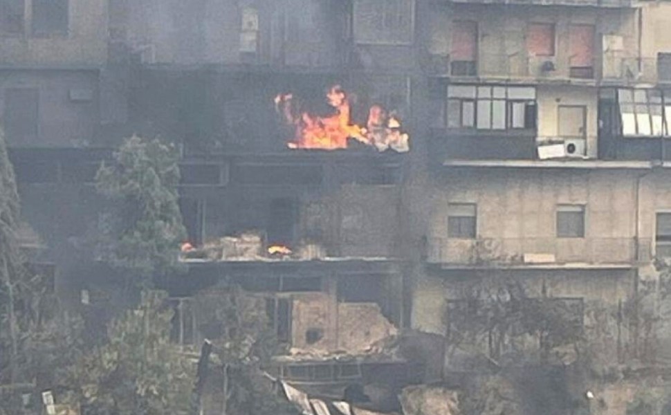 mosorrofa incendio palazzo