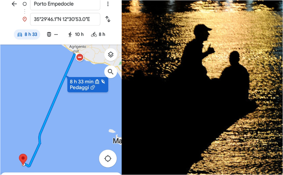 Migranti salvati coordinate