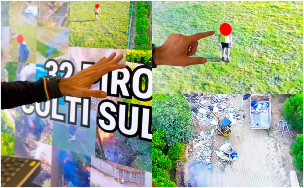 Il drone scopre anche un bambino appiccare fuoco. Occhiuto «beccati 32 piromani in due settimane» 1 Piromani Calabria occhiuto