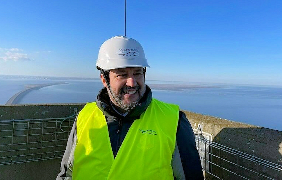 Ponte sullo Stretto, Salvini: «l'obiettivo è aprire un cantiere entro la prossima estate» 77 Salvini